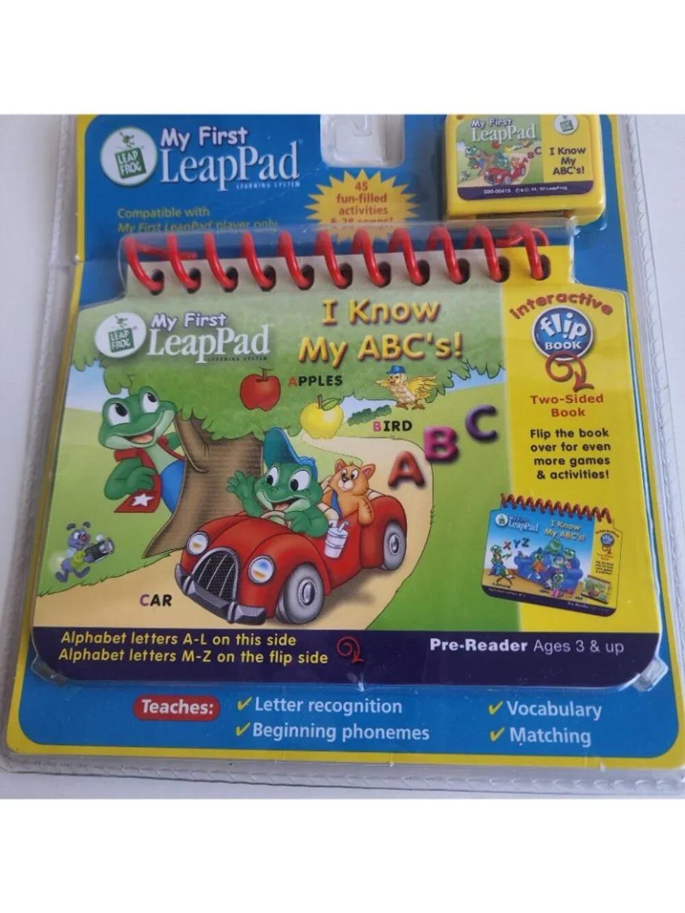 Leap Frog My First Leap Pad I KNOW MY ABC'S Book & Cartridge NEW NIP